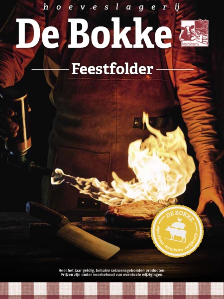 Voorpagina van de feestfolder 2023